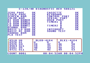 C128 Test Cartridge (588121)