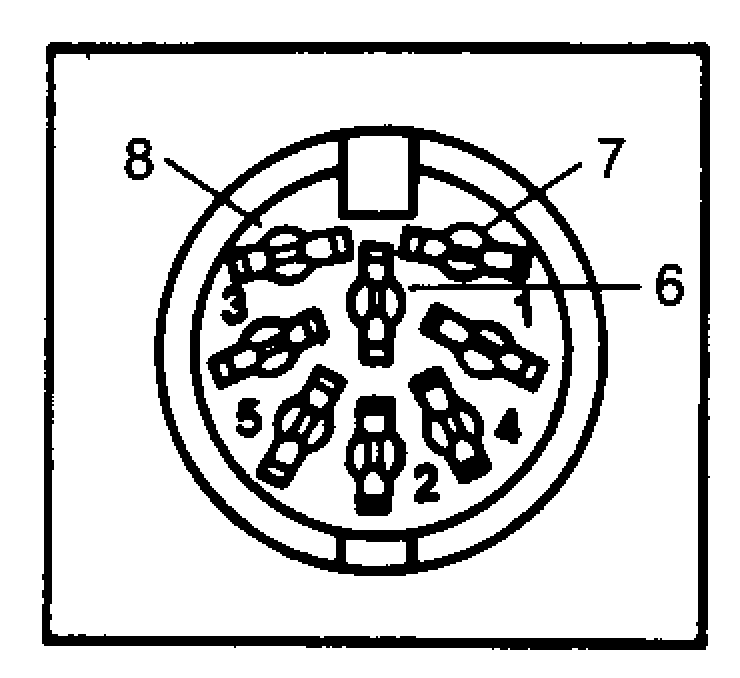 C128 video connector pinout